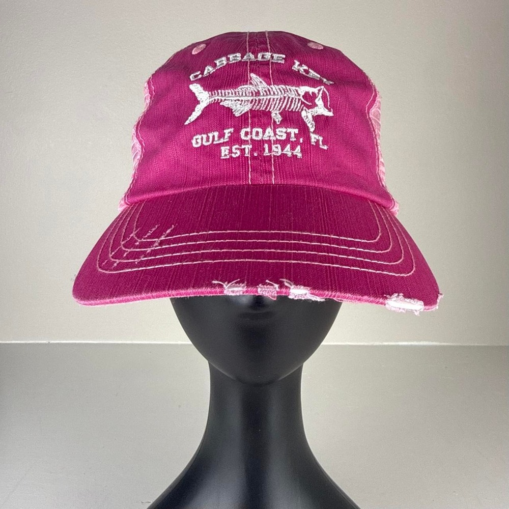 Legacy Cabbage Key Gulf Coast Florida Distressed Bonefish Trucker Hat
